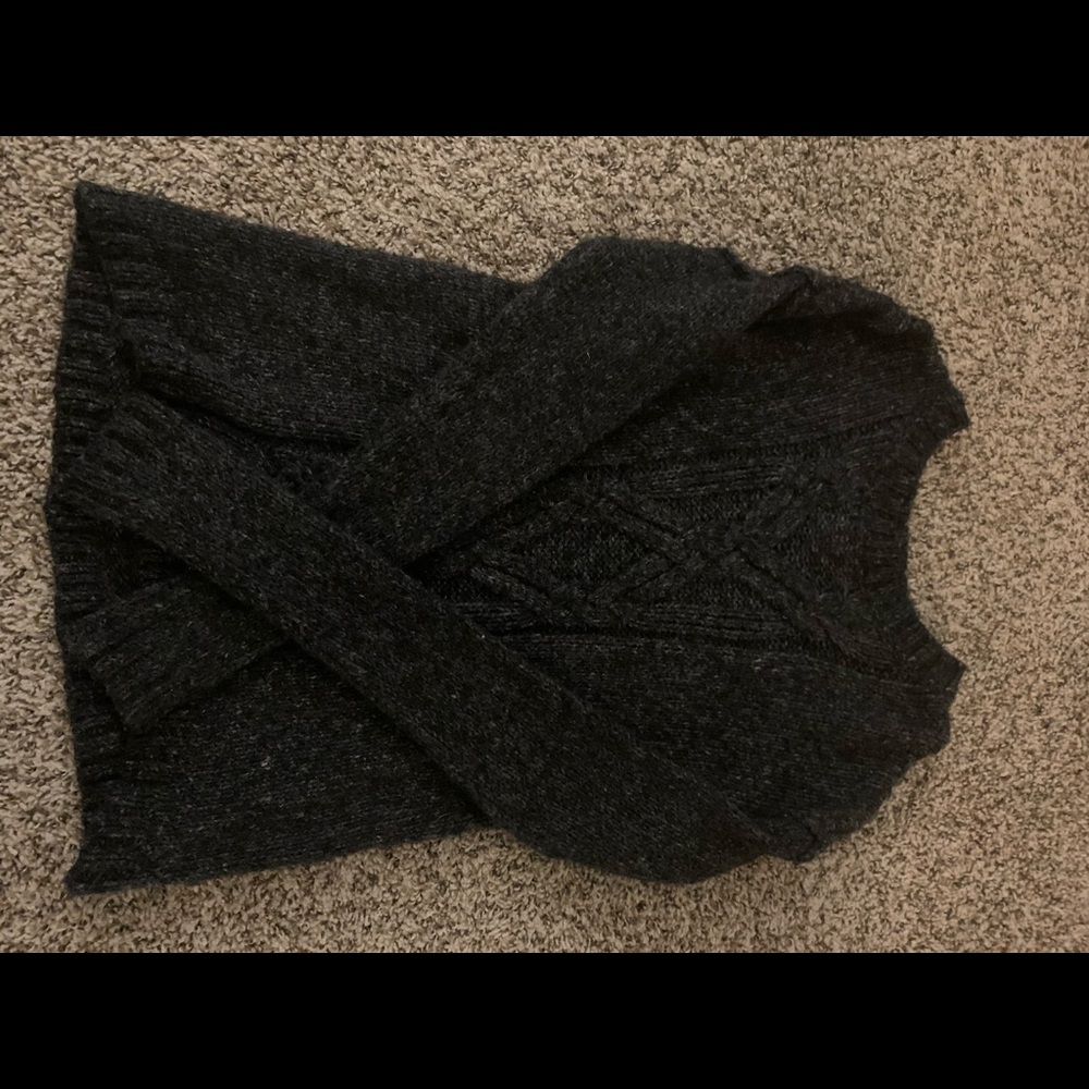 Black Chunky Knit Sweater
